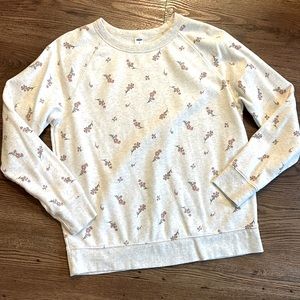 NWOT Old Navy Floral Sweatshirt